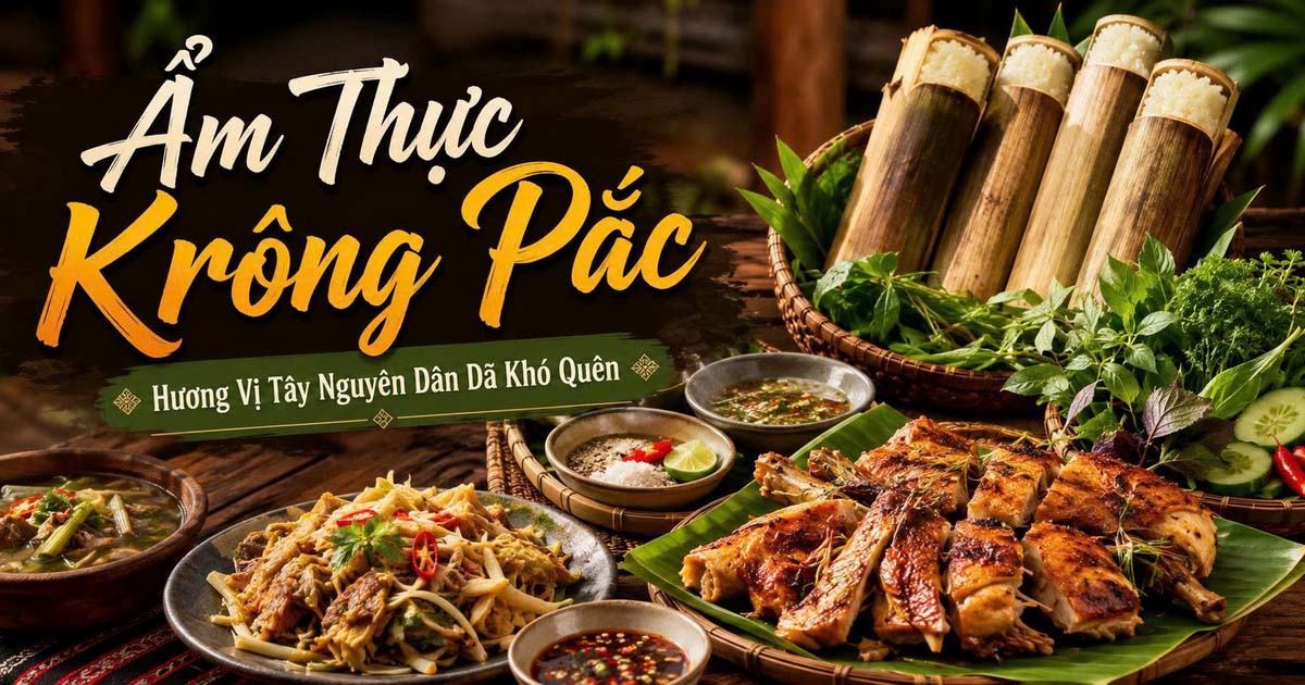 Ẩm Thực Krông Pắc – Hương Vị Tây Nguyên Dân Dã Khó Quên
