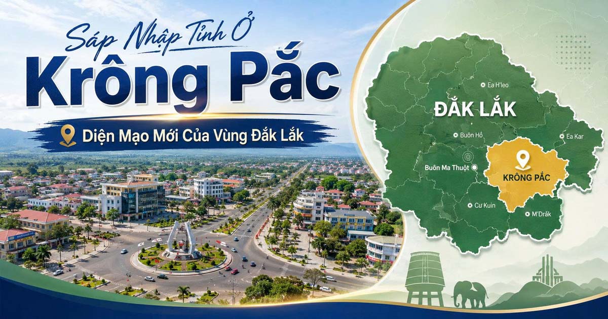 Sáp Nhập Tỉnh Ở Krông Pắc – Diện Mạo Mới Của Vùng Đắk Lắk
